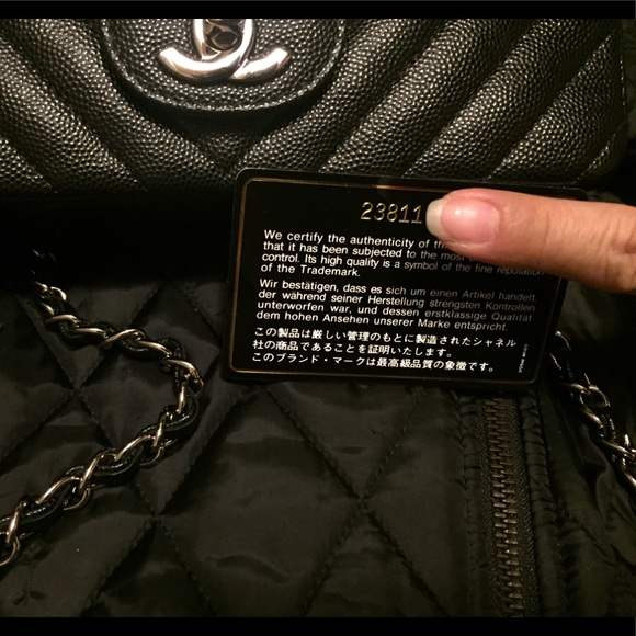 ***SOLD*** CHANEL Chevron Mini Rectangular in SHW - Picture 4 of 8